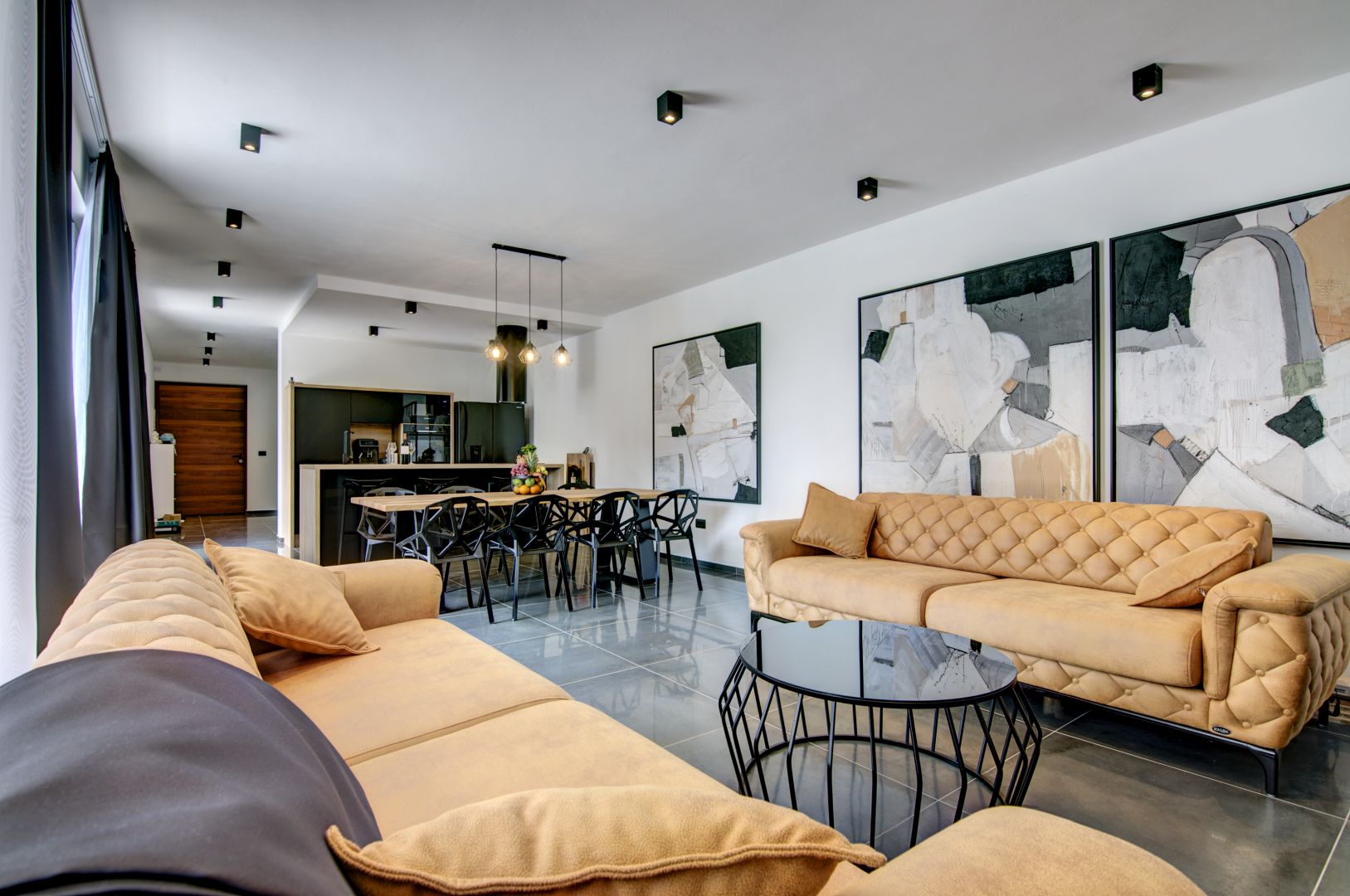Living & kitchen — Villa Lina