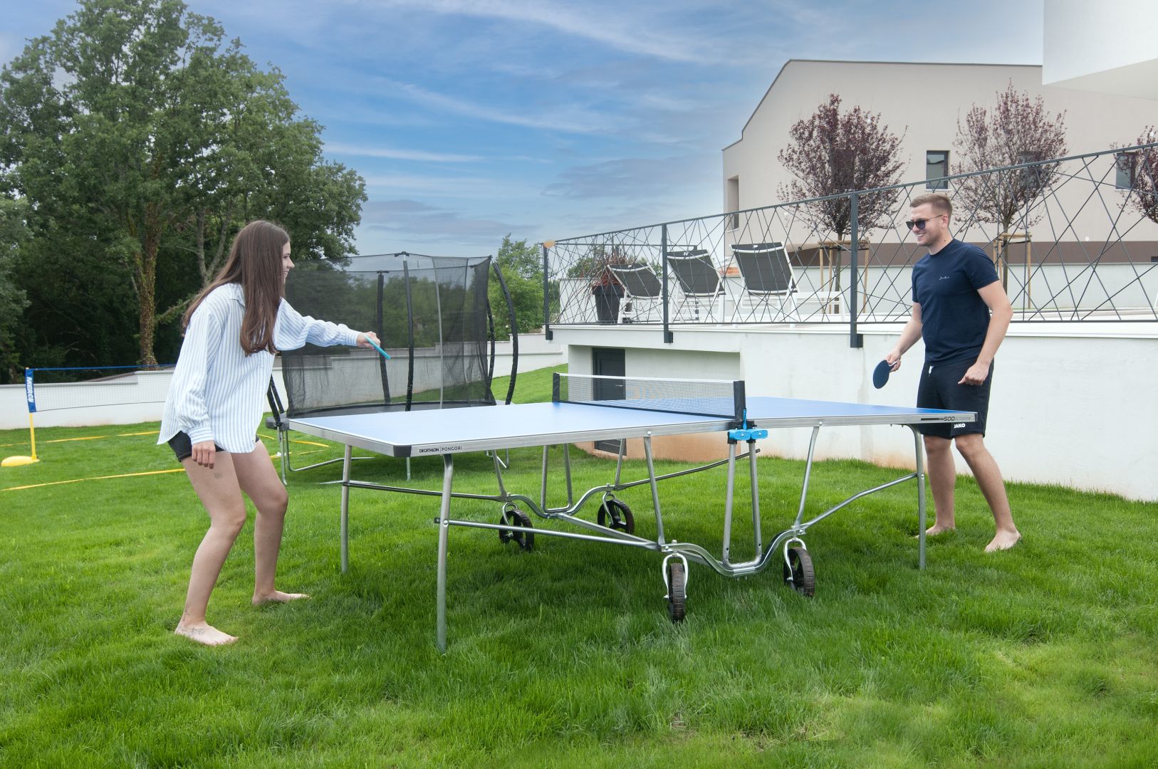 Jacuzzi & activities — Villa Lina